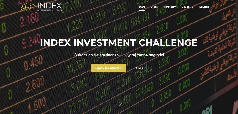 Fragment strony internetowej IIC