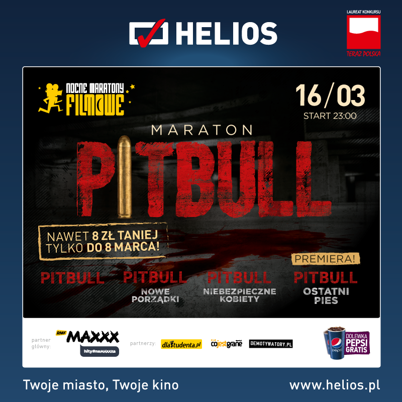 Baner maratonu Pitbulla