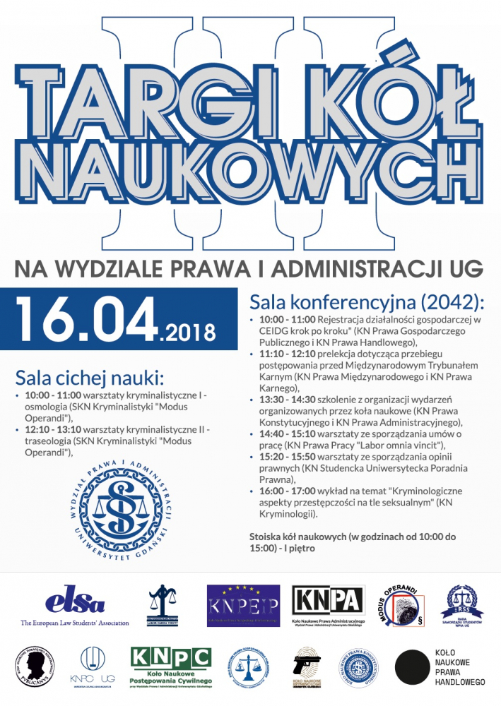 Plakat Targów Kół Naukowych