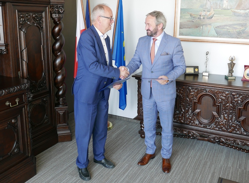 JM Rektor UG prof. Jerzy Piotr Gwizdała i Dyrektor Roland Budnik