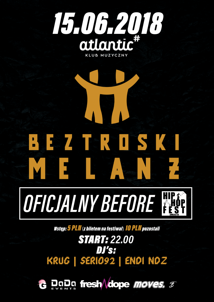 Plakat Beztroskiego Melanżu