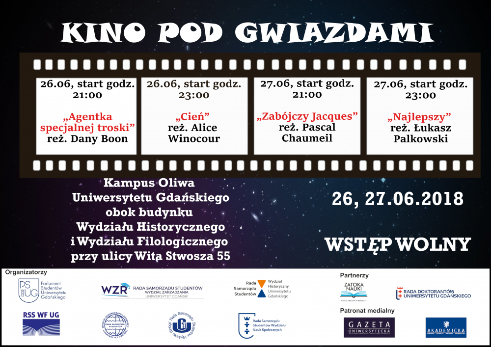 kino pod gwiazdami na UG