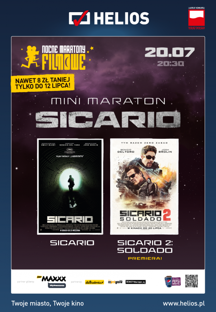 Plakat Mini Maratonu Sicario