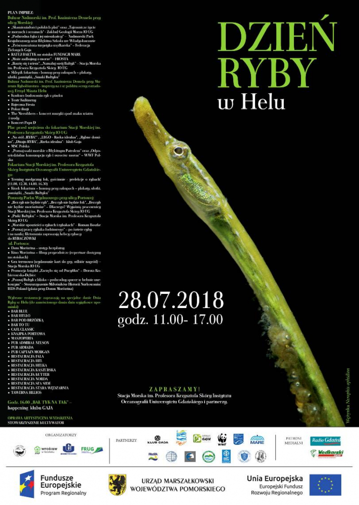 Plakat Dnia ryby w Helu