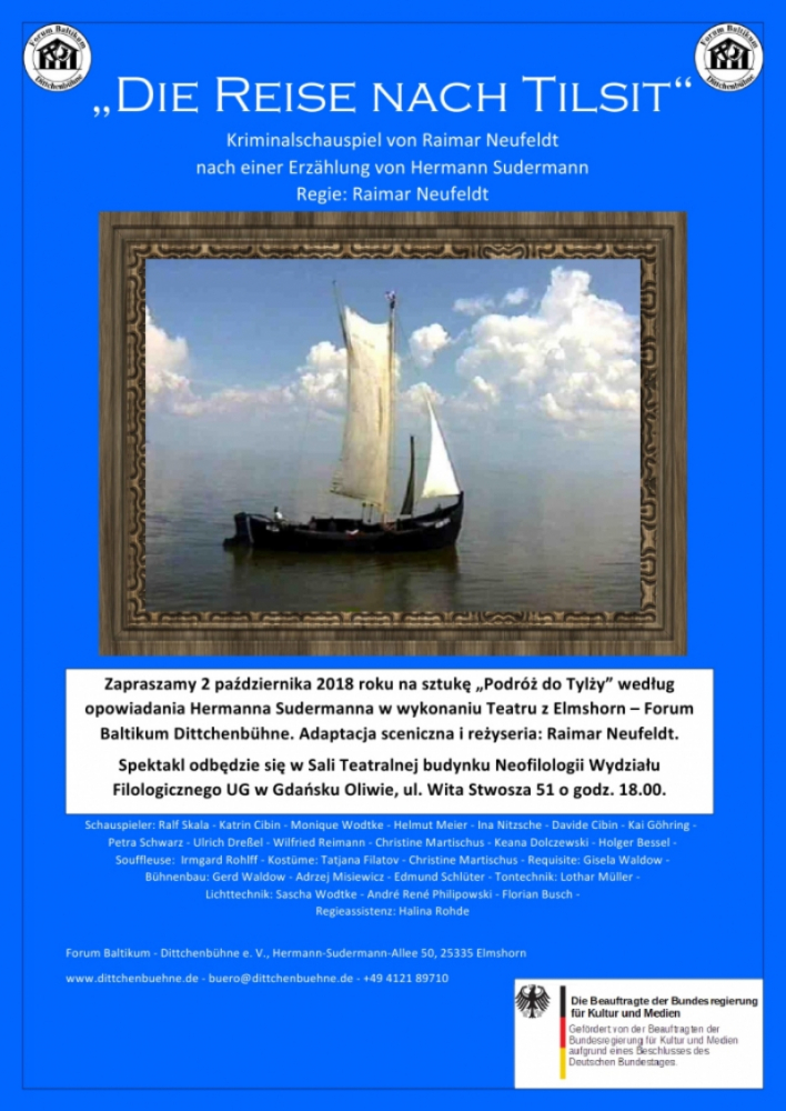 Plakat informujący o&nbsp;przedstawieniu