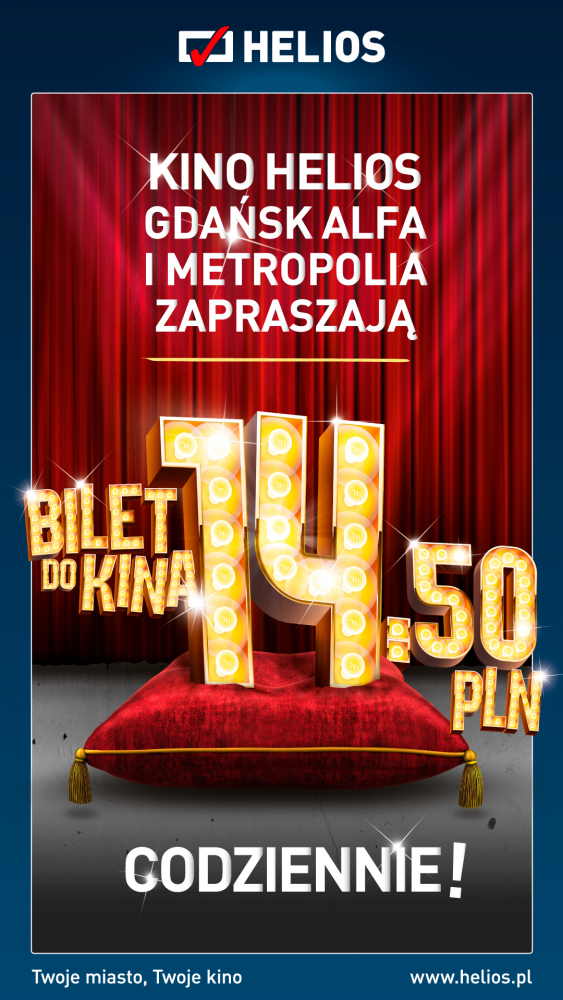 Baner biletów za 14 zł