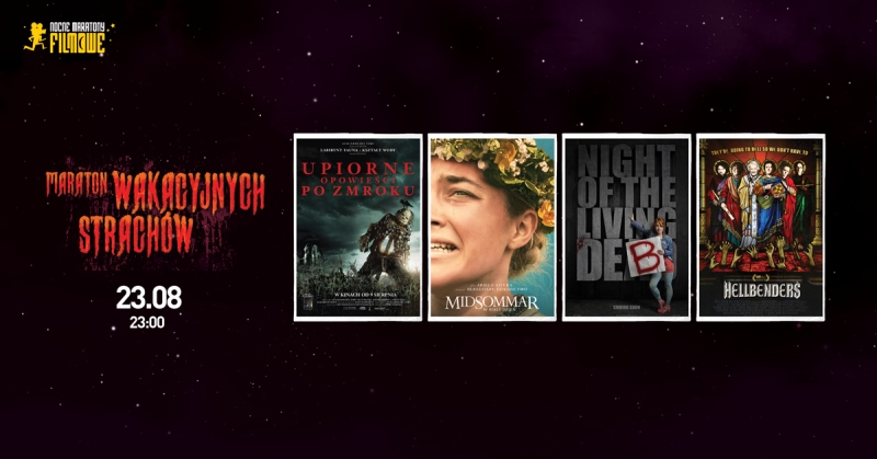 Baner Wakacyjnego maratonu strachów