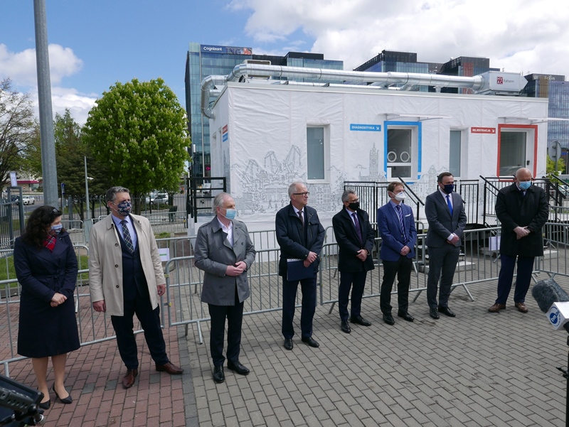 Uroczystość otwarcia punktu testowego na UG Fot. Piotr Szpajer