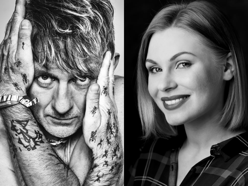 Autorzy projektu Elvin Flamingo i Jowita Nowakowska-Gołacka