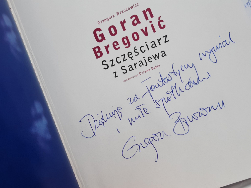 Autograf Grzegorza Brzozowicza