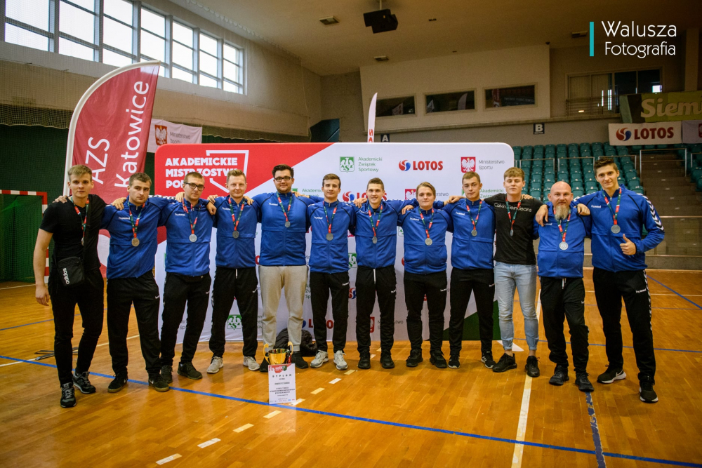 Zespół AZS Uniwersytet Gdański w&nbsp;piłce ręcznej fot. Michał Walusza/AZS