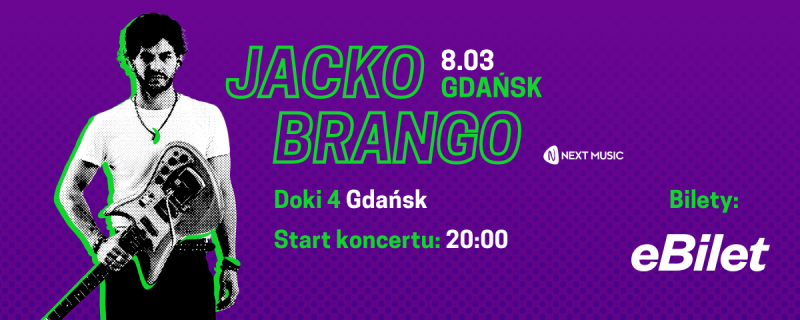 [KONKURS] Jacko Brango rusza w wiosenną trasę. 8 marca zagra w Gdańsku