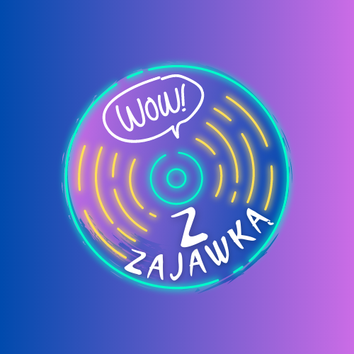 Z zajawką logo