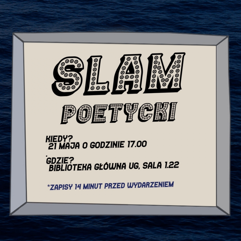 Slam poetycki w&nbsp;BUG UG