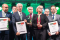 Przedstawiciele trzech najlepszych uniwersyteckich AZS-ów