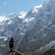 Studentka Wydziału Ekonomicznego w Logarskiej Dolinie w Słowenii